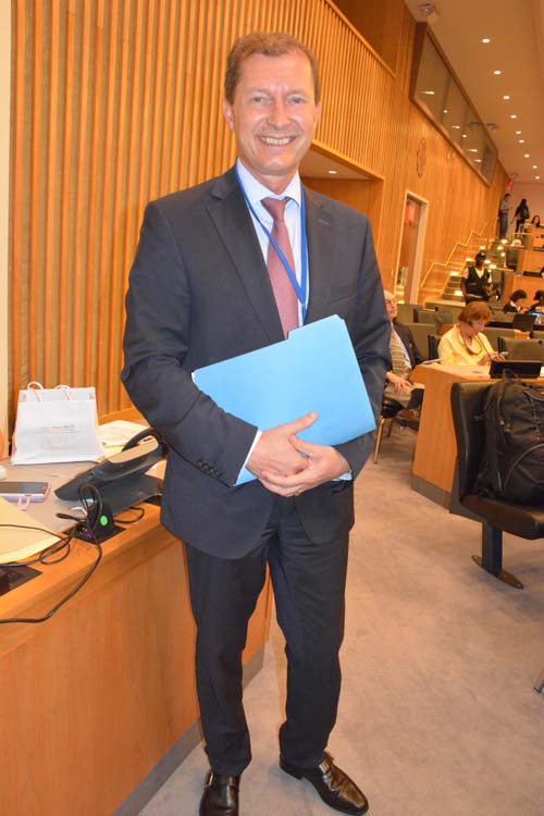 U.N. Ambassador of Belgium Marc Pecsteen de Buytswerve