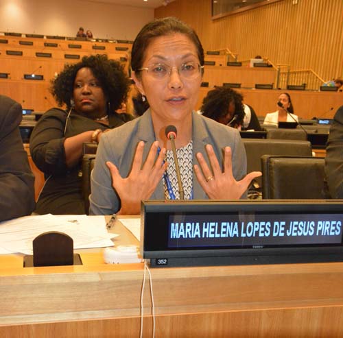 U.N. Ambassador of Timor-Leste Maria Helena Lopes de Jesus Pires