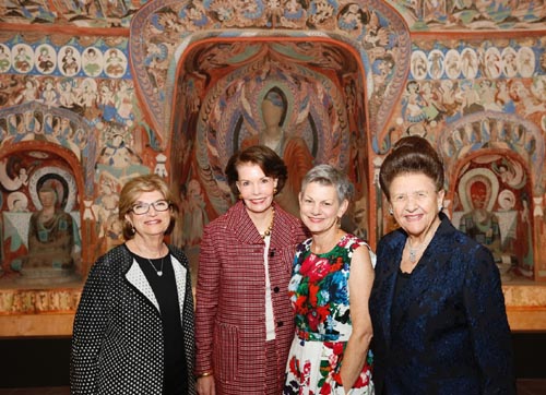 Joanne Kozberg, Lynn Booth, Jill Baldauf (Blue Ribbon Vice President) and Lois Erburu