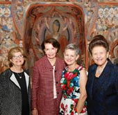 Joanne Kozberg, Lynn Booth, Jill Baldauf (Blue Ribbon Vice President) and Lois Erburu