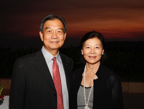Getty Board Member David Lee and his wife Blue Ribbon member and event co-chair Ellen Lee