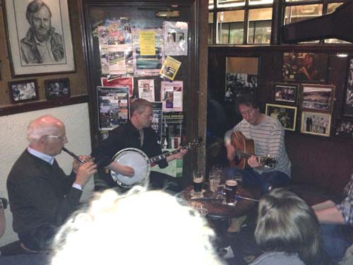 At a pub in Dublin Ireland, most of the famous singers from Ireland started here